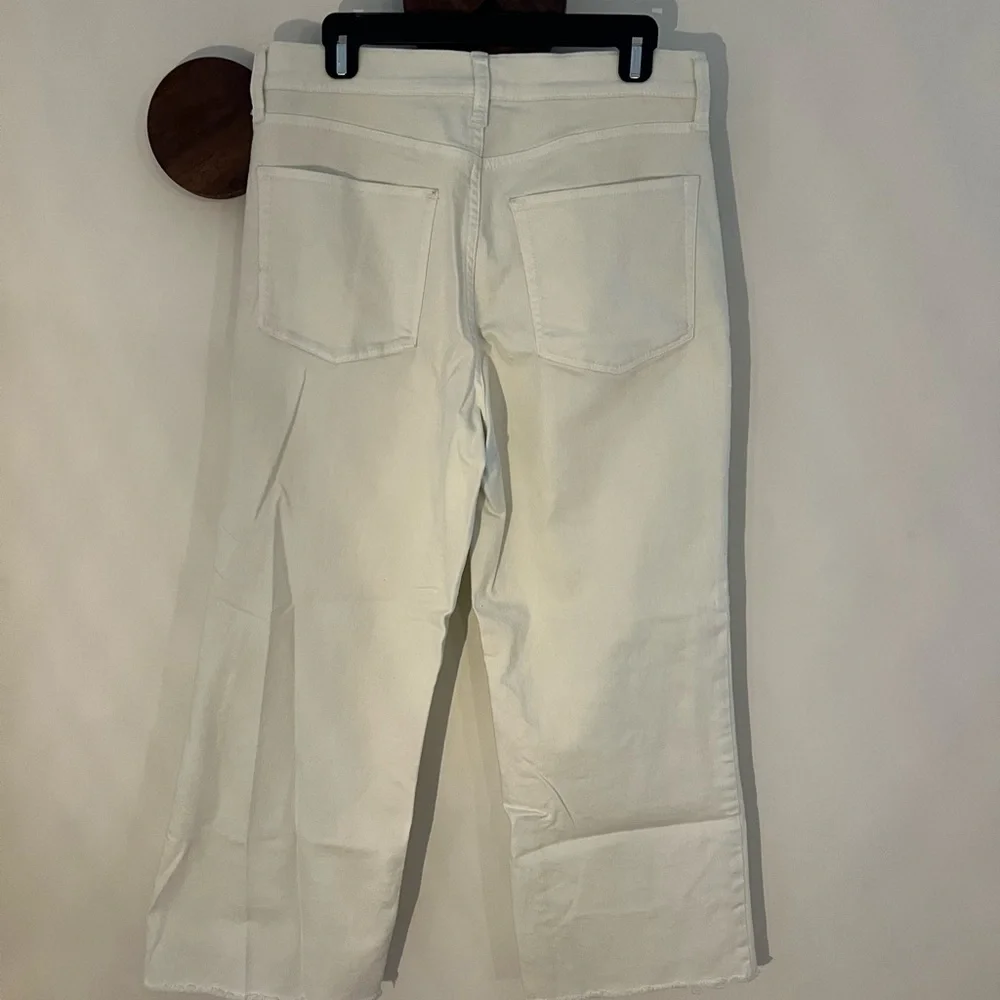 J. Crew Cream Straight Leg Jeans